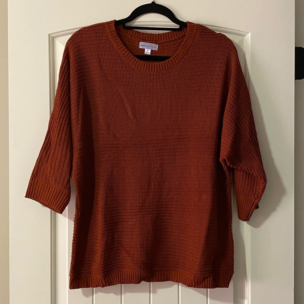Juniper Ln Sweater | Rusty Red | Large